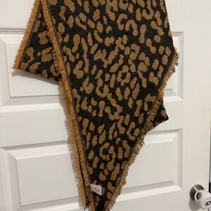 Leopard print scarf/shawl wrap